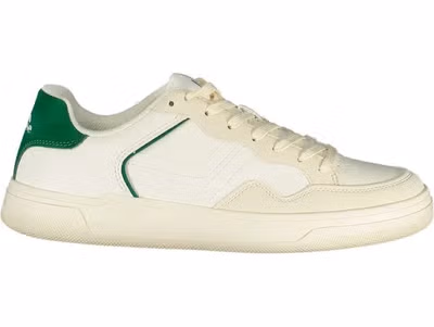 White Polyurethane Men Sneaker