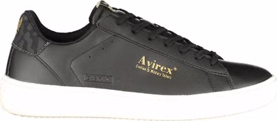 Black Polyurethane Men Sneaker