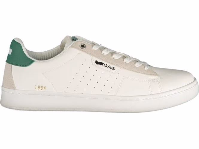 Gas White Polyurethane Men Sneaker