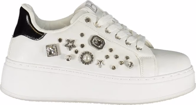 Laura Biagiotti White Polyurethane Women Sneaker