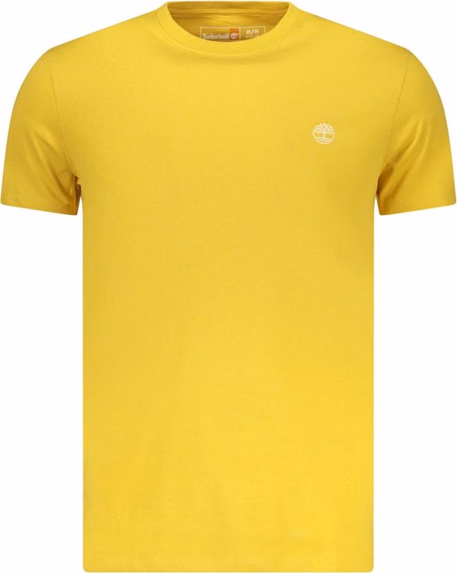 Timberland Yellow Cotton Mens T-Shirt