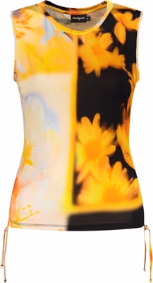 Arancione Viscosa Women's Tank Top