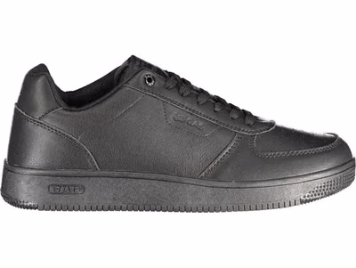 Black Polyurethane Men's Sneaker