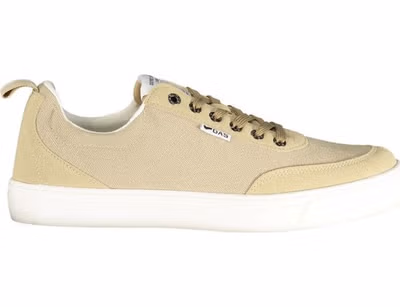 Beige Polyurethane Men Sneaker
