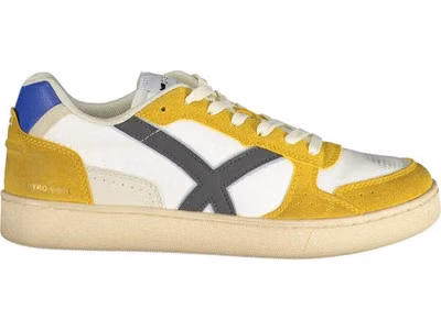 White Polyester Men Sneaker