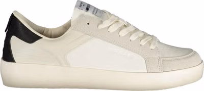 White Polyurethane Men's Sneaker