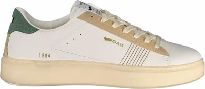 White Polyurethane Men's Sneaker