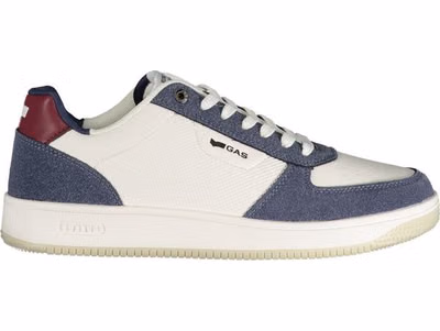 White Polyurethane Men Sneaker
