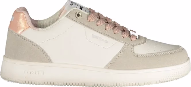 Gas White Polyurethane Women Sneaker