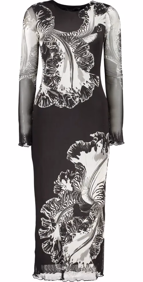 Desigual Black Polyester Women Dress