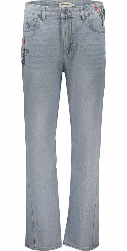 Desigual Azzurro Cotton Women's Jean