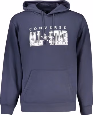 Blue Cotton Men's Hoodie