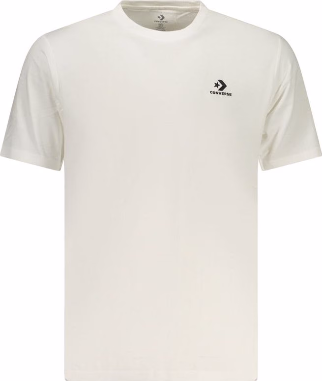 Converse Bianco Cotton Men T-Shirt