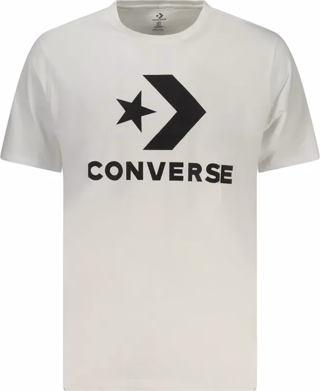 Converse Bianco Cotton Men T-Shirt