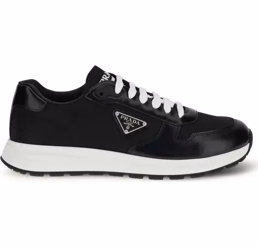 Prada Black Recycled Polyamide Athletic Sneakers