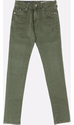 Green Cotton Jeans Denim