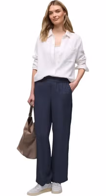 Blue Modal Casual Pants