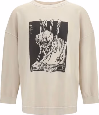 Beige Cotton Sweatshirt