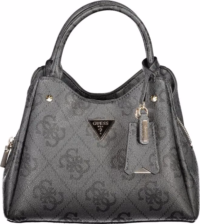 Guess Jeans Nero Poliuretano Women Handbag