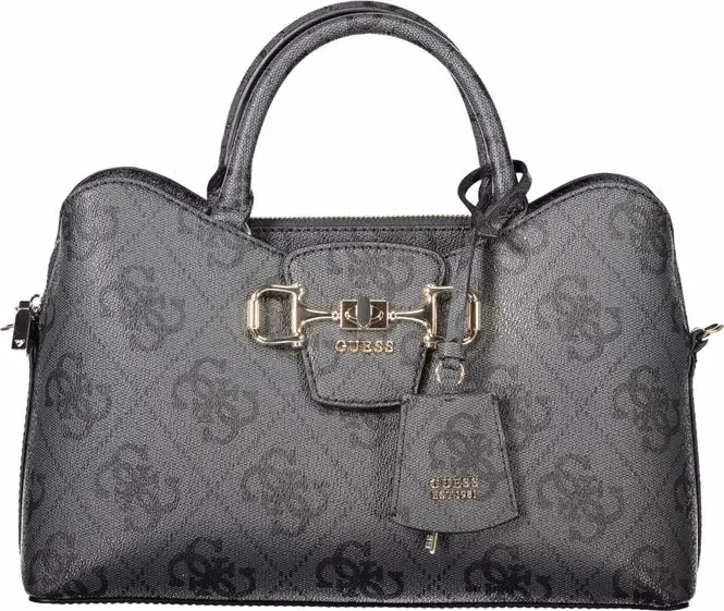 Guess Jeans "Black Polyurethane Women Handbag"