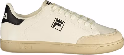 Bianco Poliestere Uomo Sneaker
