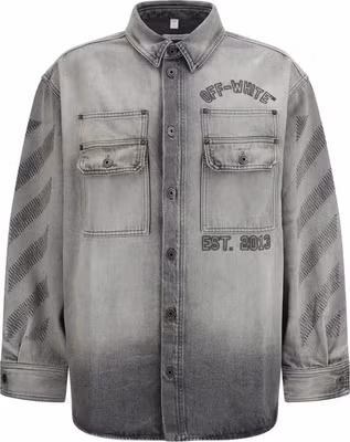 Gray Denim Shirt