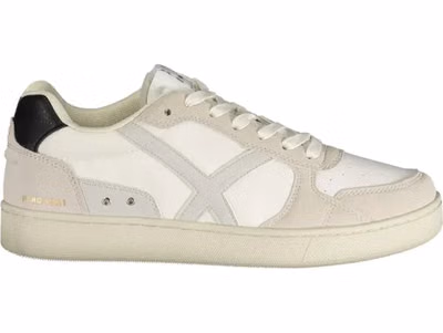 Bianco Polyester Men Sneaker
