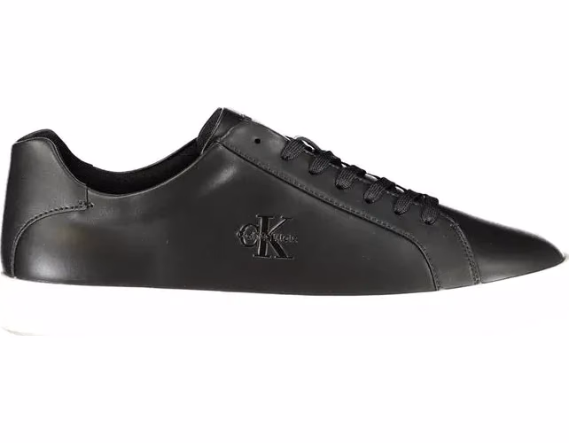 Calvin Klein Black Polyurethane Men Sneaker