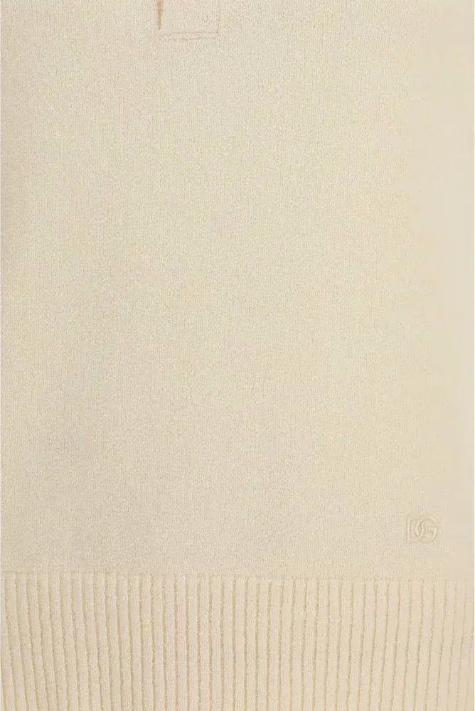 Dolce & Gabbana Beige Cotton Polo Shirt