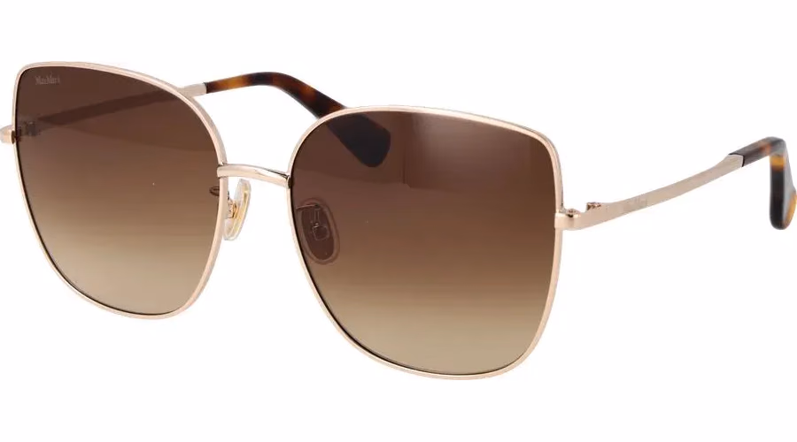 Max Mara Rose Gold Metal Sunglasses