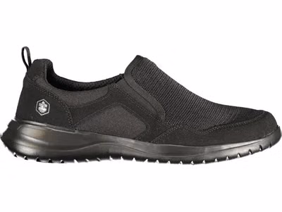 Black Polyester Men Sneaker