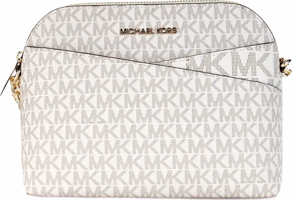 Michael Kors Michael Kors Women'S Back Slip Pocket Signature Canvas Crossbody Bag