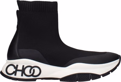 Black Fabric Ankle Boots