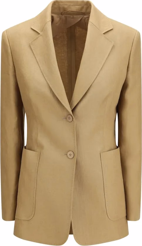 Max Mara Beige Linen Jacket