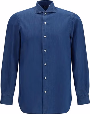 Blue Cotton Shirt