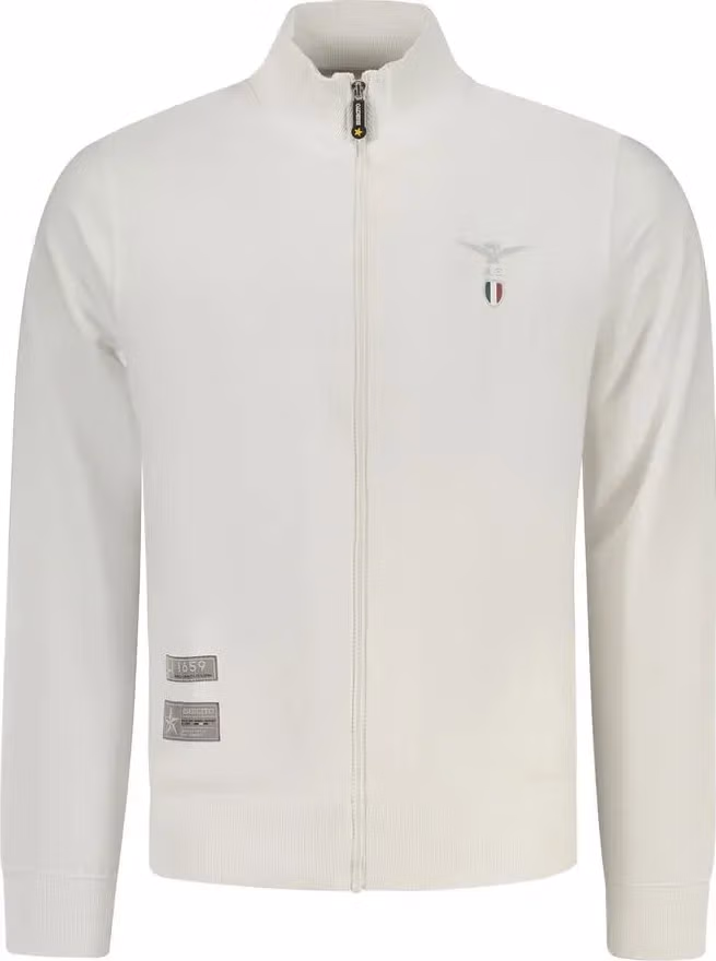 Accademia Militare White Cotton Men Sweatshirt