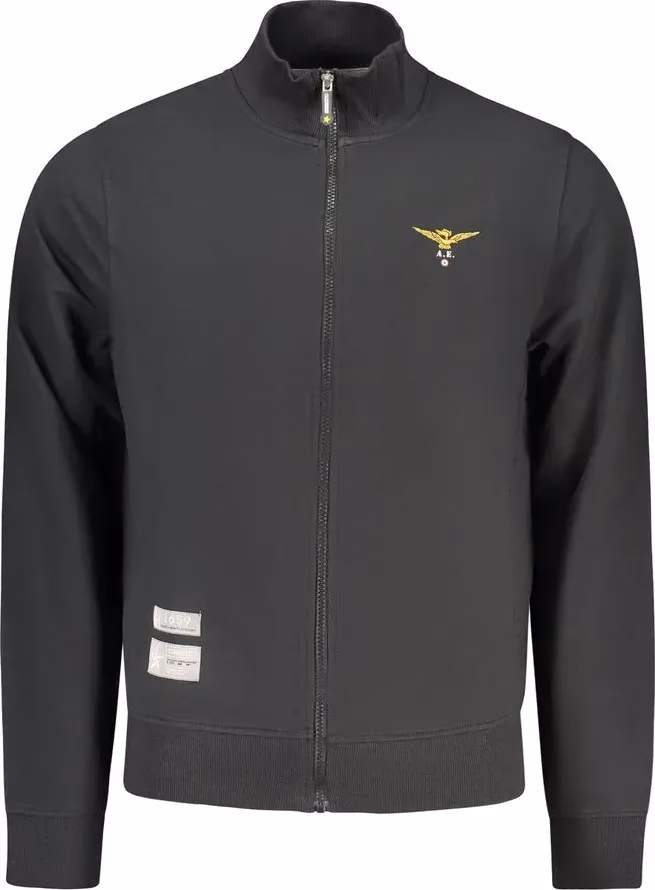 Accademia Militare Black Cotton Men Sweatshirt