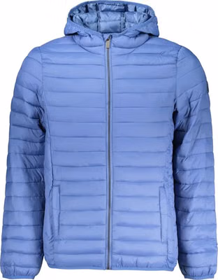 Blu Polyamide Mens Jacket