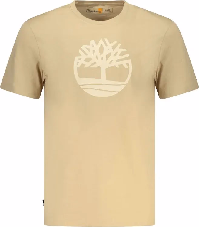 Timberland Beige Cotton Men Shirt