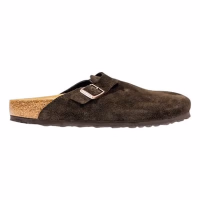Brown Suede Leather Slippers