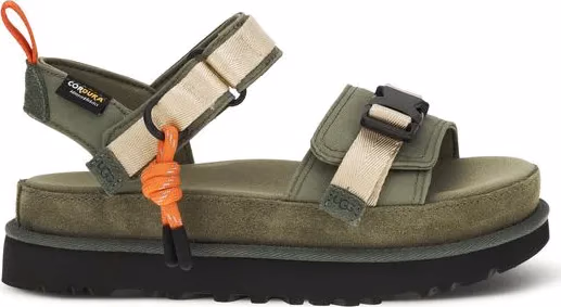 UGG Bicolor Rubber Flat Sandals