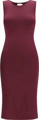 Purple Silk Long Dress