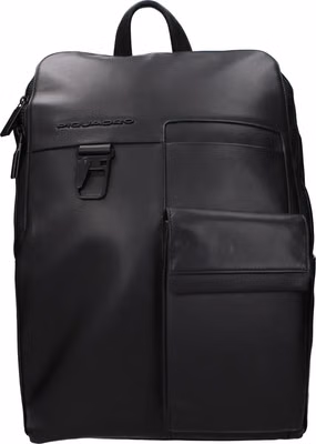 Black Leather Backpack