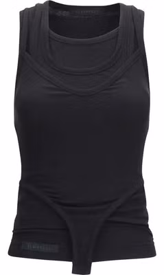 Black Lyocell Tank Tops