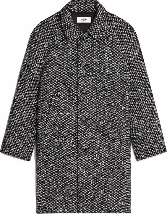 Celine Gray Mohair Coat