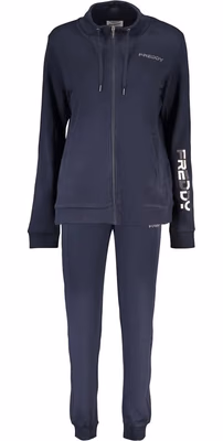 Blue Cotton Womens Sweatshirt