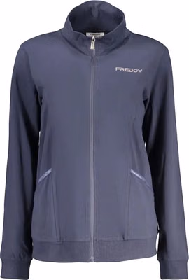 Blue Cotton Women's Sweatshirt