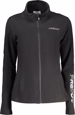 Black Cotton Women's Sweatshirt