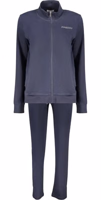 Blue Cotton Women's Sweatshirt
