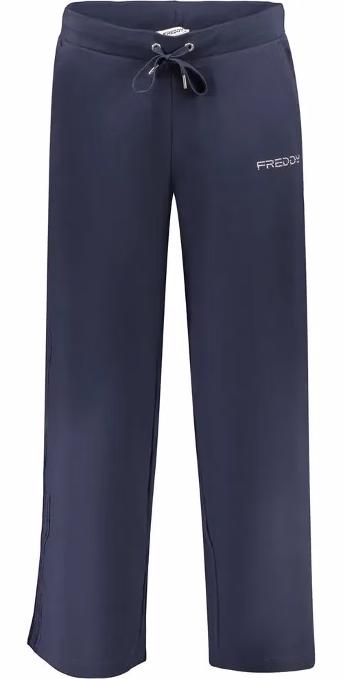 Freddy Blue Cotton Women's Trouser